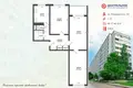 3 room apartment 68 m² Minsk, Belarus