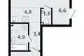 Квартира 3 комнаты 59 м² Всеволожск, Россия