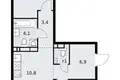 Wohnung 3 zimmer 60 m² Wnukowo, Russland