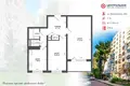 Квартира 2 комнаты 47 м² Минск, Беларусь