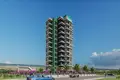 Complexe résidentiel New residence with a swimming pool and gazeboes at 300 meters from the sea, Mersin, Turkey