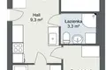 Mieszkanie 3 pokoi 45 m² Warszawa, Polska