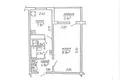 Wohnung 1 zimmer 33 m² Minsk, Belarus
