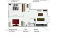 Квартира 2 комнаты 57 м² Вильнюс, Литва