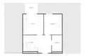 Apartamento 2 habitaciones 36 m² en Cracovia, Polonia