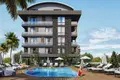 Residential complex New residence with a swimming pool and a fitness room close to the sea, Oba, Turkey