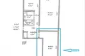 2 room apartment 49 m² Minsk, Belarus