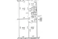3 room apartment 62 m² Babruysk, Belarus