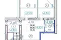 Apartamento 2 habitaciones 71 m² Minsk, Belarús
