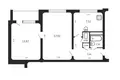 Квартира 2 комнаты 48 м² Минск, Беларусь