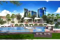 Wohnkomplex GEMZ — modern residence by Danube with a swimming pool and green areas near a metro station in the heart of Al Furjan, Dubai