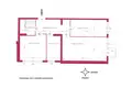 2 bedroom apartment 54 m² Warsaw, Poland