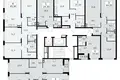 3 room apartment 64 m² poselenie Desenovskoe, Russia