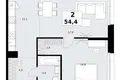 Квартира 2 комнаты 54 м² район Коммунарка, Россия