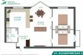 Квартира 3 комнаты 55 м² Минск, Беларусь