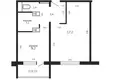 1 room apartment 35 m² Minsk, Belarus