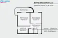 Mieszkanie 2 pokoi 52 m² Wilno, Litwa