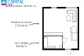 Wohnung 1 zimmer 32 m² Vilnius, Litauen