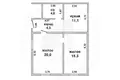 Maison 58 m² Matykalski selski Savet, Bélarus