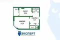 Квартира 1 комната 44 м² Ждановичи, Беларусь