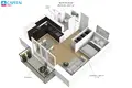 Appartement 2 chambres 30 m² Vilnius, Lituanie