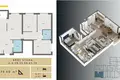 2 bedroom apartment 67 m² Budva, Montenegro