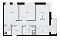 Wohnung 3 zimmer 60 m² Wnukowo, Russland