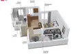 Wohnung 2 zimmer 49 m² Kaunas, Litauen