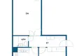 Appartement 2 chambres 57 m² Tikkakoski, Finlande