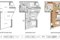 Квартира 3 комнаты 64 м² Минск, Беларусь