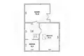 House 45 m² Carnaucycki sielski Saviet, Belarus