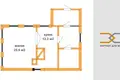 House 38 m² Pokrasauski selski Savet, Belarus