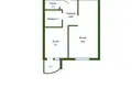 Wohnung 1 zimmer 38 m² Lida, Belarus