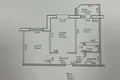 2 room apartment 57 m² Homel, Belarus