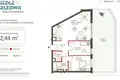 Apartamento 3 habitaciones 72 m² Varsovia, Polonia
