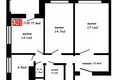 Wohnung 3 zimmer 78 m² Minsk, Belarus