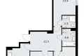 Квартира 3 комнаты 72 м² район Троицк, Россия