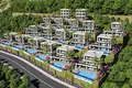  New complex of villas with swimming pools and terraces, Alanya, Turkey