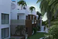 Complejo residencial Sovremennyy ZhK v neskolkih minutah ot morya na Severnom Kipre