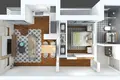 Mieszkanie 2 pokoi 54 m² Risan, Czarnogóra