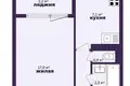 Apartamento 1 habitación 33 m² Minsk, Belarús