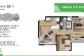2 bedroom apartment 74 m² Mezitli, Turkey