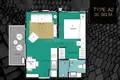 Квартира 1 спальня 36 м² Са Кху, Таиланд