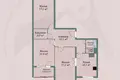 3 room apartment 79 m² Minsk, Belarus