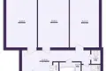 Wohnung 3 zimmer 74 m² Minsk, Belarus