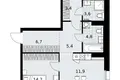 3 room apartment 81 m² Kommunarka, Russia