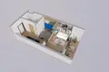 1 room apartment 43 m² Mezitli, Turkey
