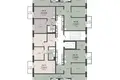 4 room apartment 76 m² Kalodziscanski sielski Saviet, Belarus