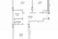 Квартира 2 комнаты 64 м² Минск, Беларусь