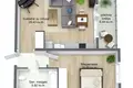 2 room apartment 61 m² Klaipėda, Lithuania